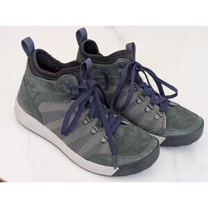L.L. Bean Vista Mid Hikers Mens 7.5 / Womens 9 Gray Suede Trail Sneakers